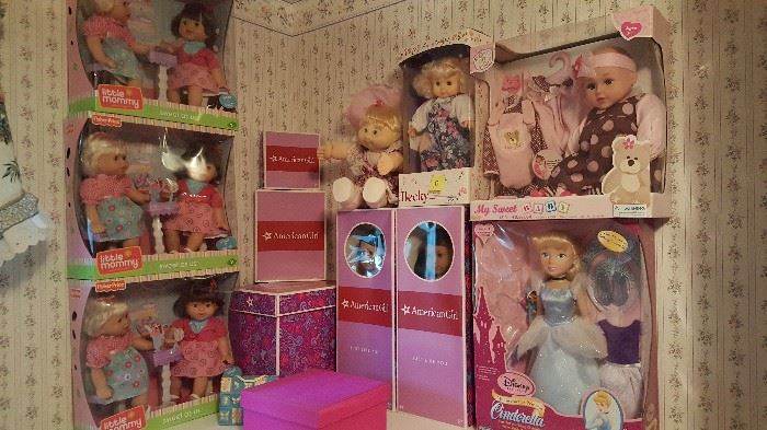 Fisher Price, Cabbage Patch, American Girl, etc