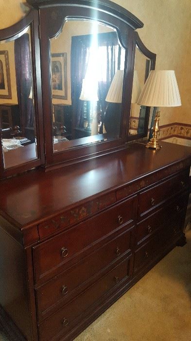 Beautiful Dresser with Mirror (Like New with TAGS STILL ON IT!) Part of set