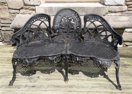 A beautiful Victorian heavy cast iron two-seat Garden Bench, 51" L x 32" H
Condition
Very good: minor rust and paint loss
Starting Bid
$200.00
