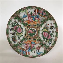 19th Century Famille Rose Plate, 8.5"D
Condition
Very good, minor wear to edges and gilt
Starting Bid
$20.00
