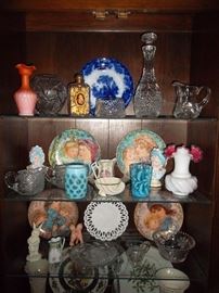 Hibel, opalescent, flow blue, crystal, Waterford, german bisque kewpies, Fenton, snowbabies, Belleek