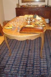 Queen Anne dining table.