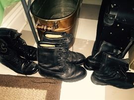 Military boots
Copper boiler