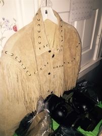 Leather jacket 
Large