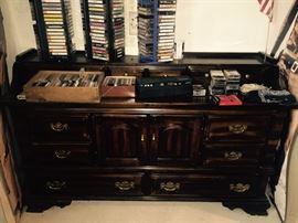 Dresser and a lot of vintage music