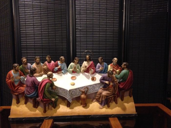 Stand up or wall hanging Last Supper