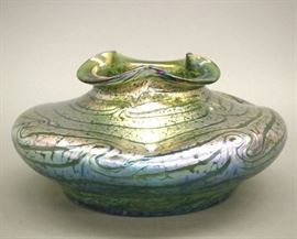 Heckert Changeant Silberband vase