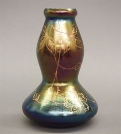 Kralik enameled vase