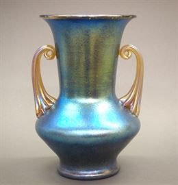 Loetz Cobalt Norma vase