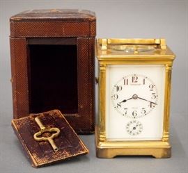 Tiffany & Co.  8-day carriage clock with alarm and repeat
