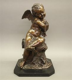 Bronze cherub