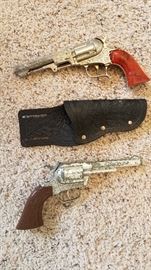 Toy vintage pistols