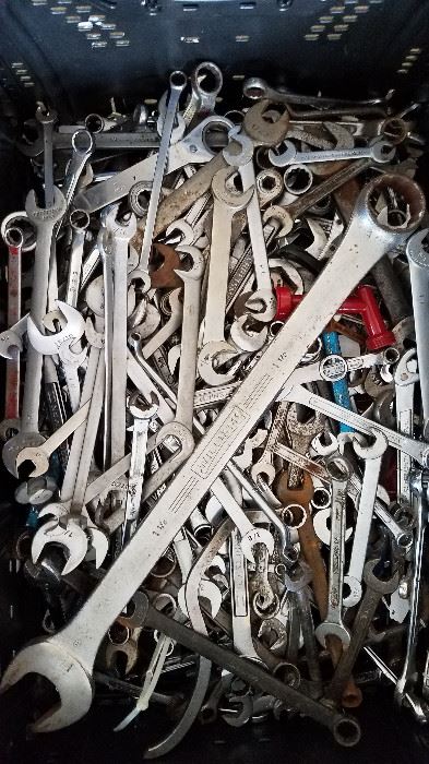 Large container of great brands wrenches