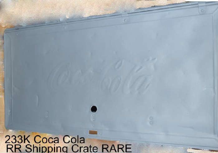 Rare Embossed Coca Cola Railroad Shipping Crate 