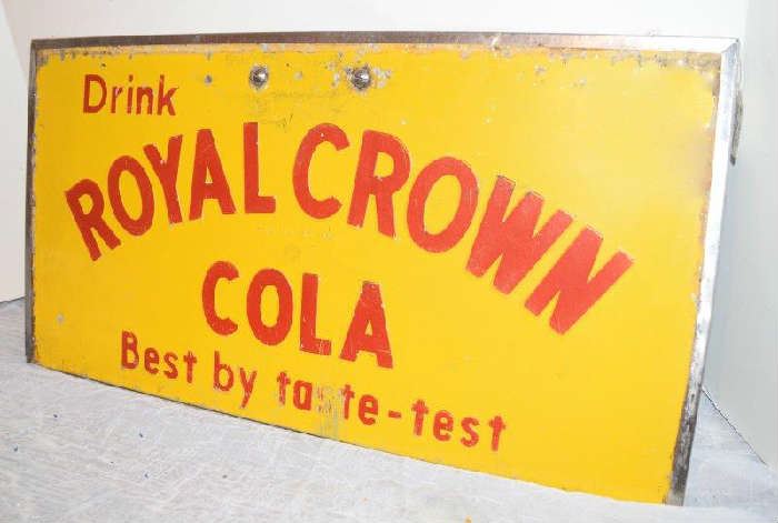 Drink Royal Crown Cola Best by Taste Tests Cooler Lid Sign