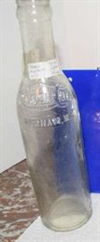 Antique Durham Pepsi Cola straight sided bottle