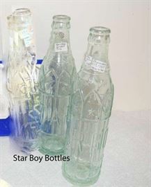 Star boy Embossed Pepsi Bottle