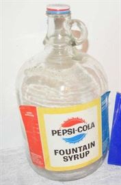 Pepsi Fountain Syrup Jug 1 Gallon