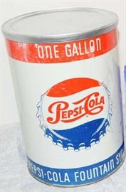 One Gallon Pepsi Cola Fountain Syrup