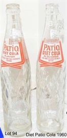 Patio Soda by Pepsi with Red labels 1960s