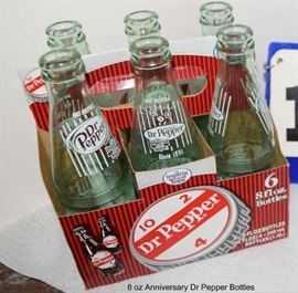 Dr Pepper 112 yr celebration bottles and carton