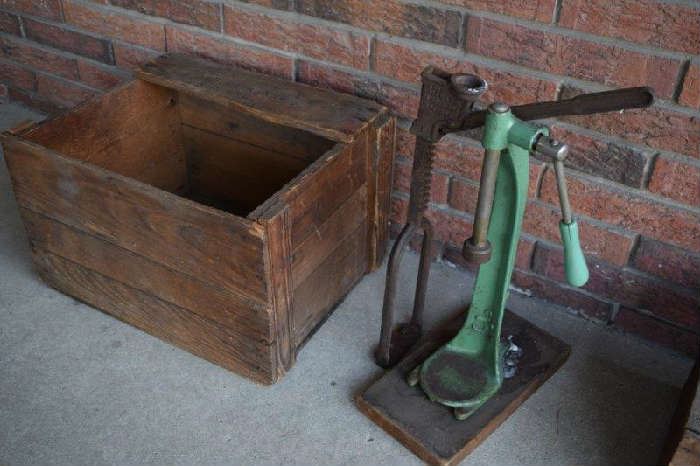  Bottle Cappers by O Capper & De Sanno & Sons Wood Shipping Crate