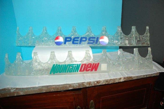 Pepsi Waves from Store Display Cooler and Mountain Dew 