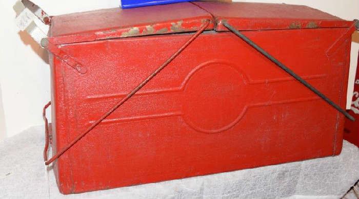 Red Vintage Seat Cooler