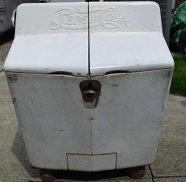 Pepsi Gull Wing Cooler front view