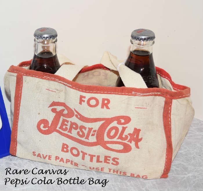 Rare Canvas Pepsi double dot bag