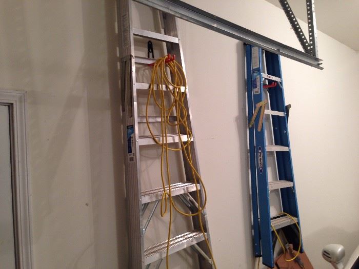 Pair of Werner ladders 8' and 10'