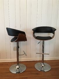 Pair Modern Bar Stools
