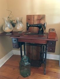 Antique Singer Treadle Sewing Machine