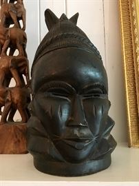 African Carved Head