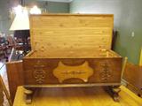 Small Cedar Lined Hope Chest - Width 40", Height 19", Depth 20".