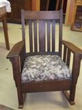 OAK - MISSION ROCKER WITH SPRING SEAT