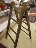 VERY RUSTIC CUT-OFF LADDER