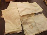 1925 - DOWN BABY PILLOW/2 PILLOW CASES & ONE SHEET FOR A CRIB