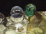 ART GLASS - 2 SIGNED PAPERWEIGHTS