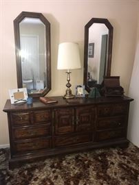 American Dean wood bedroom suite