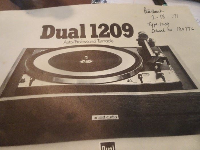 Dual 1209 Turntable