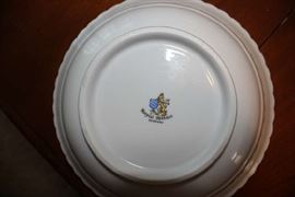 A circa 1950s Royal Tettau 1794 Germany Dawn Rose pattern china set ~ 96 Piece Set