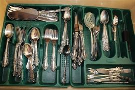 Tray of Silverware 