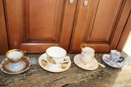 Various Tea / Coffee Cups and Saucers