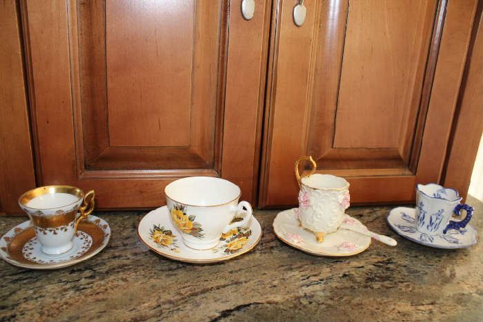 Various Tea / Coffee Cups and Saucers