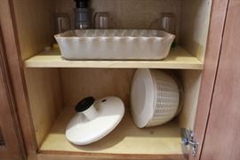 Terracotta Ovenware Casserole Dish by Pier 1 Imports, Salad Spinner