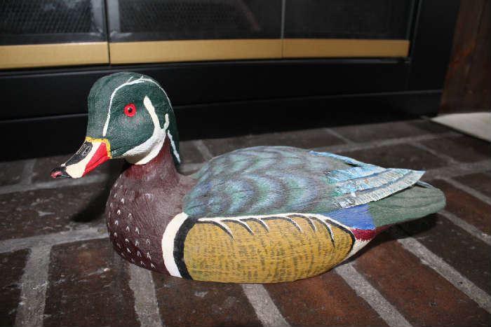 Carved and Painted Wood Duck from 1992