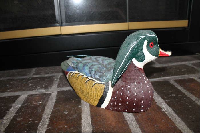 Carved and Painted Wood Duck from 1992