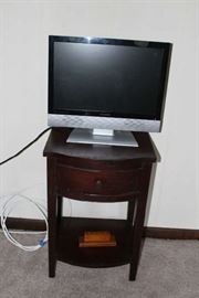 TV and Side Table
