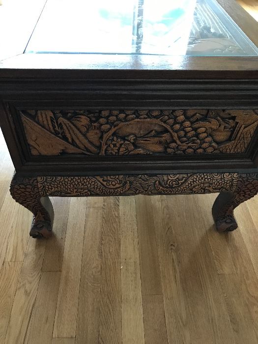 Hand carved Chinese table
